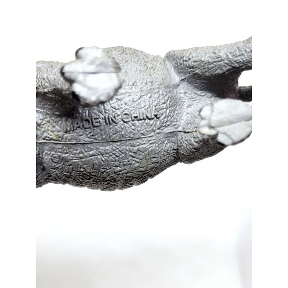 Rare Miniature Plastic Rhino Home Decor Shelf Sitter Wild Animal Zoo Animals - Picture 8 of 12